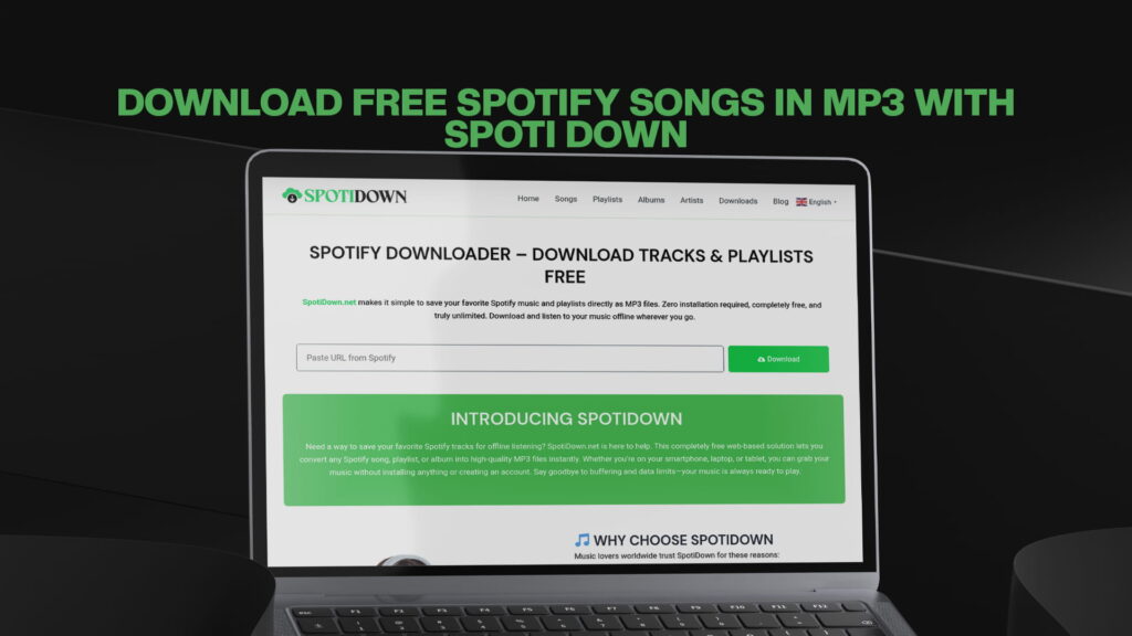 Download Free Spotify Songs in MP3 With Spoti Down