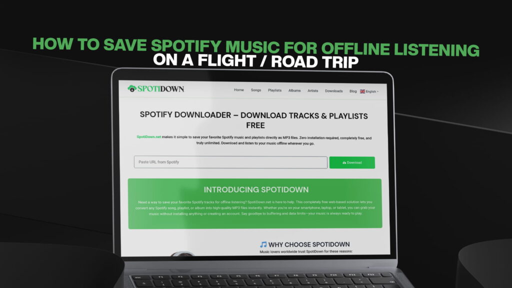 How to Save Spotify Music for Offline Listening on a Flight Road Trip