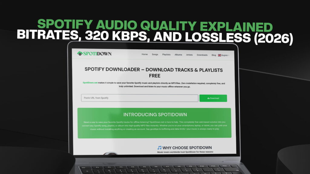 Spotify Audio Quality Explained Bitrates, 320 kbps, and Lossless (2026)