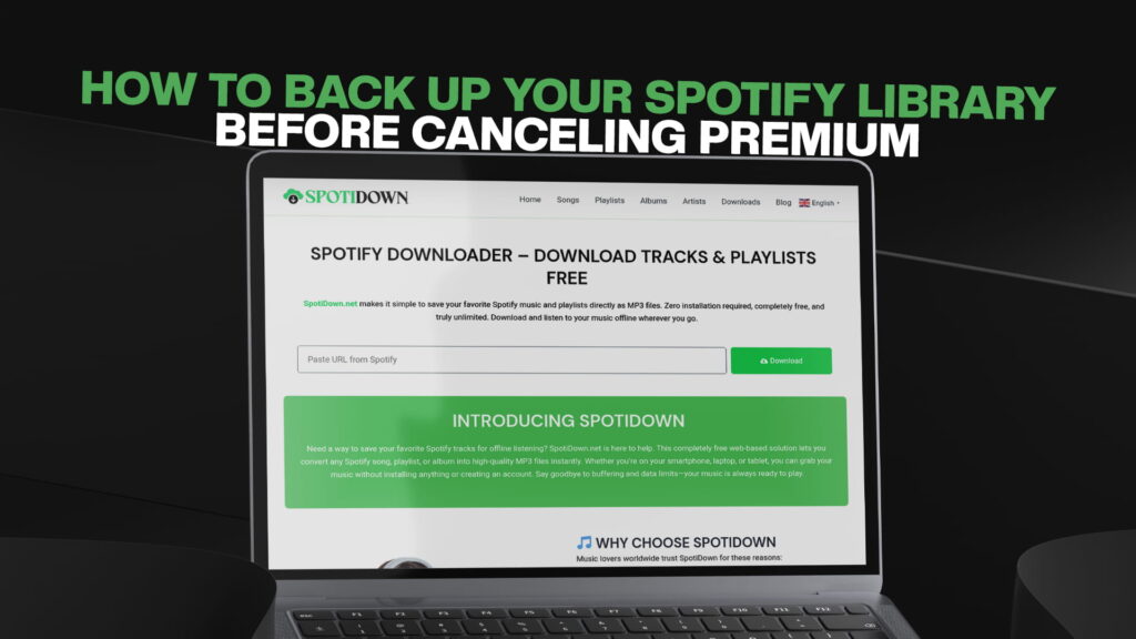 How to Back Up Your Spotify Library Before Canceling Premium