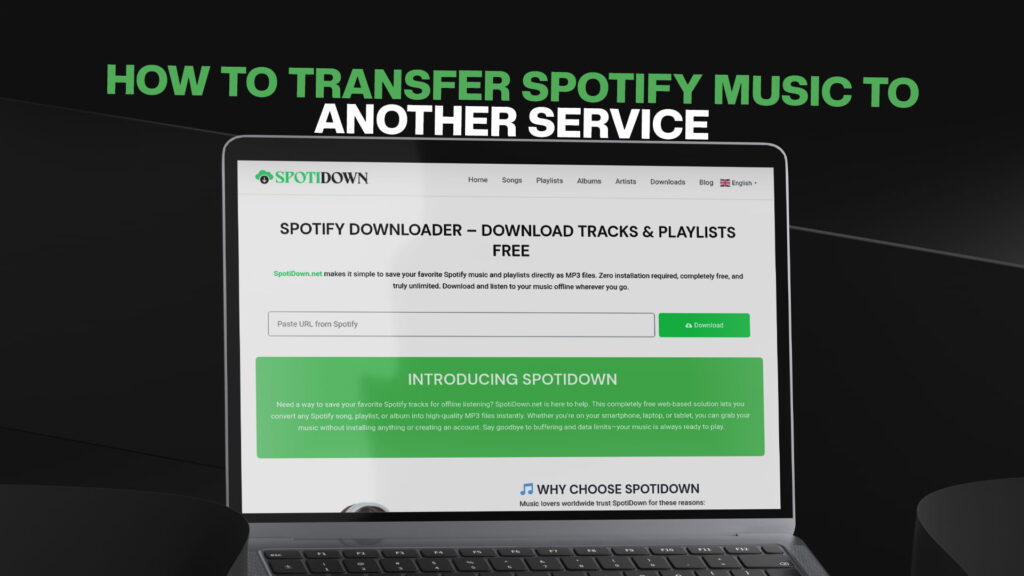 How to Transfer Spotify Music to Another Service